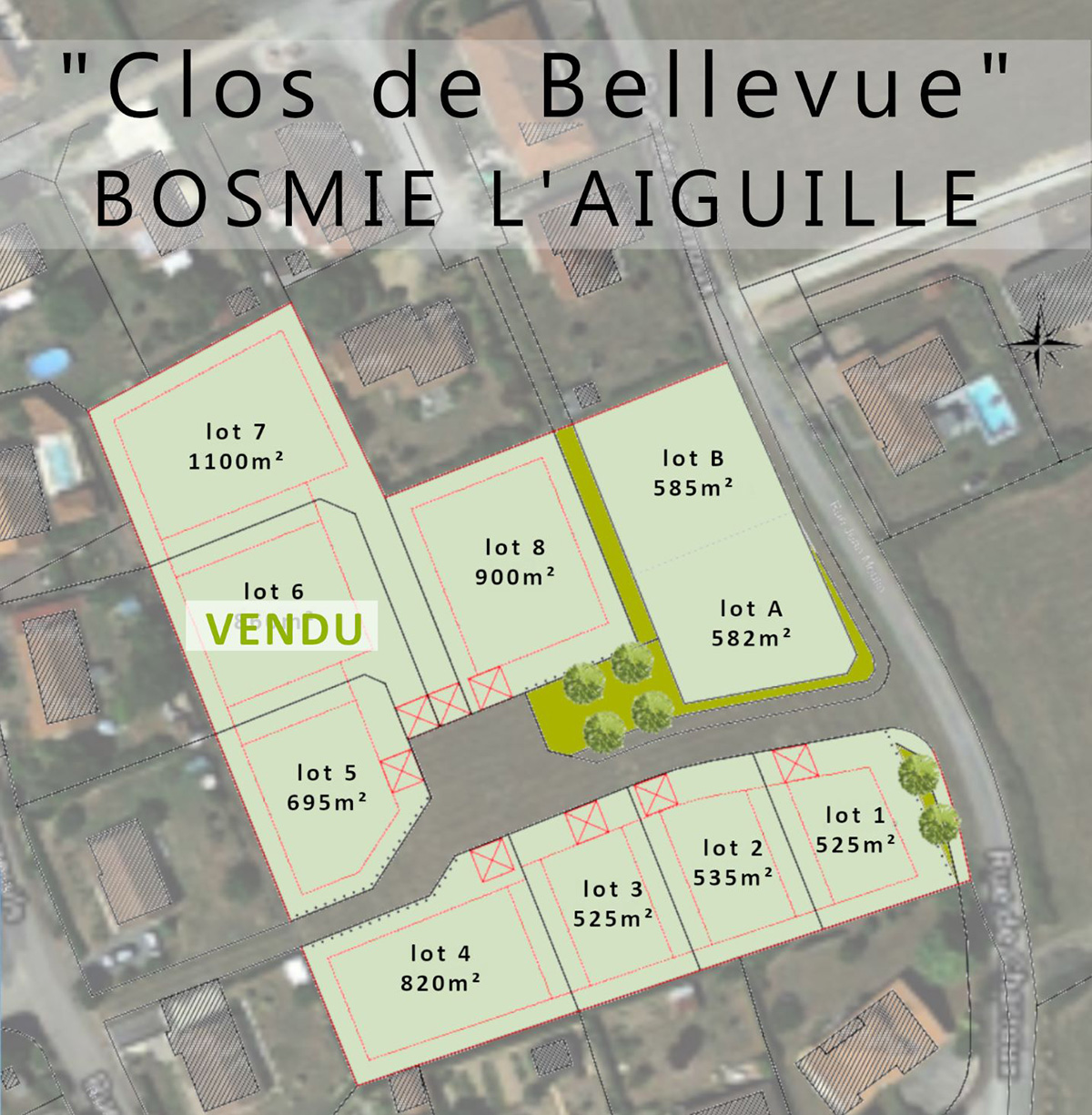 Programme privé “Clos de Bellevue“, Bosmie l'Aiguille